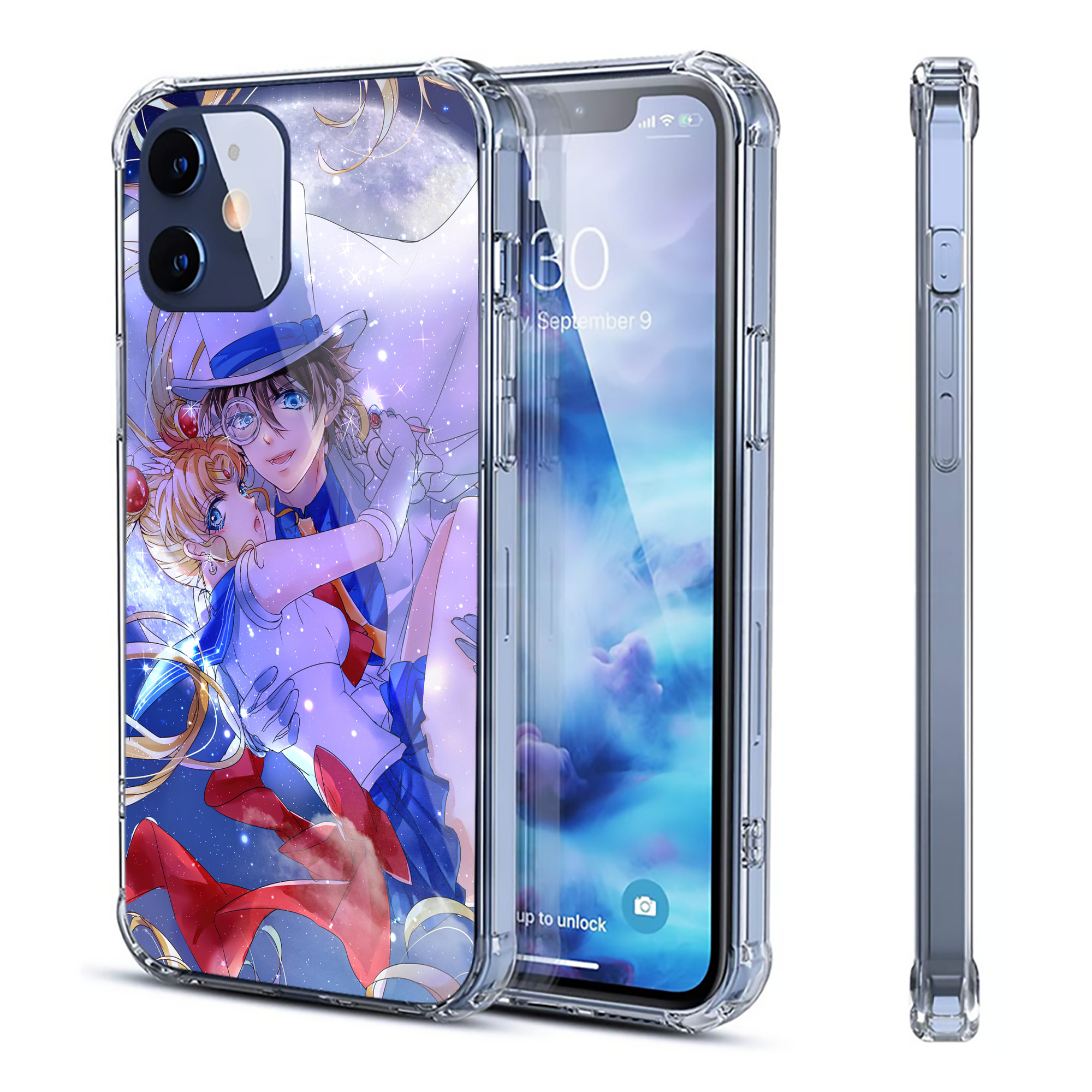 （画像用） 美少女戦士セーラームーン Sailor Moon 【iPhone 12シリーズ対応】透明スマホケース（クリアソフトケース）